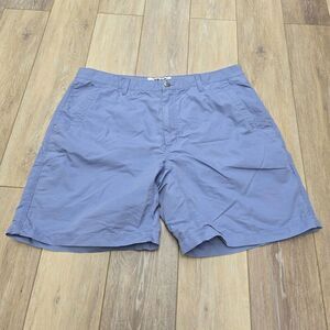 MK Mountain Khaki Jackson Hole Wyoming blue men's shorts 38x8 cotton blend